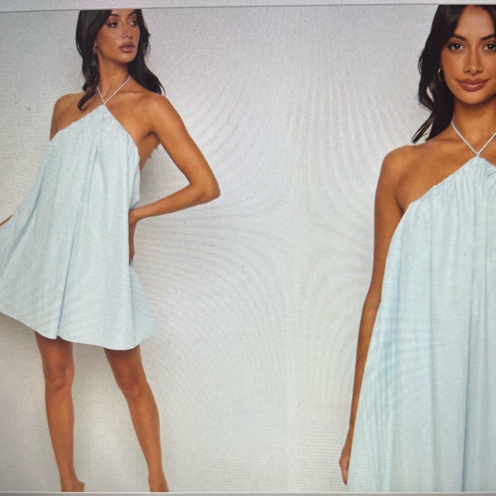 Beautiful breathable low back mini dress